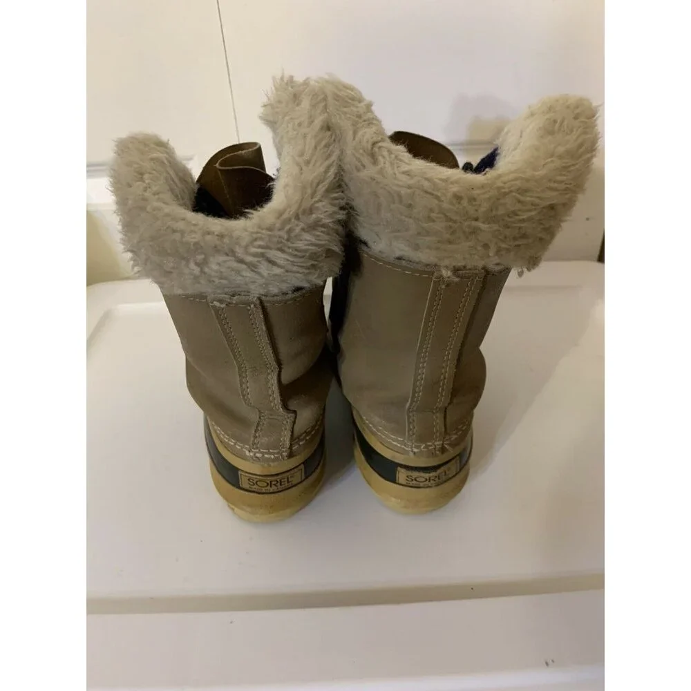 Sorel Manitou Insulated Duck Boot Winter Made In Canada Youth Size‎ 4